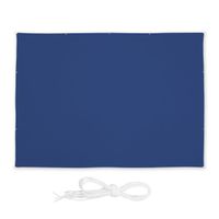 Voile d'ombrage rectangulaire RELAXDAYS - Bleu foncé - Anti-UV - 160 g/m²