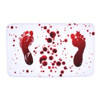 Tapis de Bain Blood Feet 50 x 80 cm, de Haute qualité, très Doux, sèche Rapidement, Lavable, antidérapant