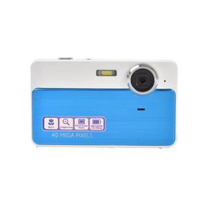 APPAREIL PHOTO COMPACT bleu-Mini appareil photo numérique portable, écran
