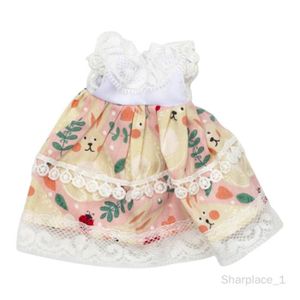 ACCESSOIRE POUPÉE Tenues de poupée - Exquis belles s - Mini robe - Tissu doux - Convient aux poupées de 20 cm