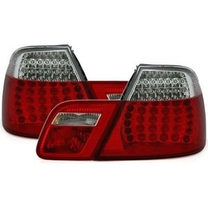 GAUCHE & DROIT DEL pour BMW e46 99-03 Verre Transparent Rouge-Noir 97i Feux Arrières SET GAUCHE & DROIT DEL pour BMW e46 99-03 Verre Transparent Rouge-Noir 97i Feux Arrières SET