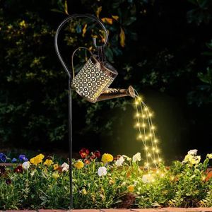 GUIRLANDE D'EXTÉRIEUR Lampes Solaire pour Jardin Extérieur, Arrosoir Lum