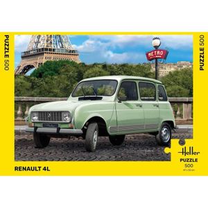 PUZZLE Puzzle 500 pièces - HELLER - Renault 4L - Véhicules et engins - Coloris Unique