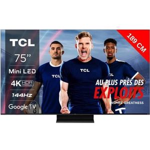 Téléviseur LED TCL TV QLED 4K 189 cm 75QM8B