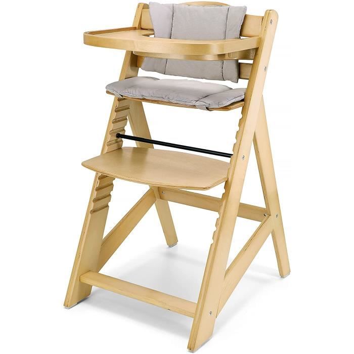Chaise haute en bois, pour bébé - Broc23