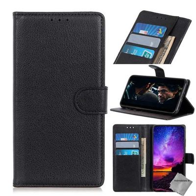 Étui Ceinture Pour Wiko View 4 Lite (2020) - Clip Métallique - Simili-cuir Noir - DFVmobile