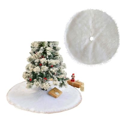 Jupe Pour Sapin De Noël - 60 Cm - Couverture Décorative En Peluche Pour Cache Pied D'Arbre - Pour Petit/Mini Sapin