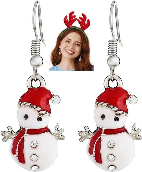 Boucles D'Oreilles De Noël - Modèle LB3A, Fantaisie Pour Les Fêtes