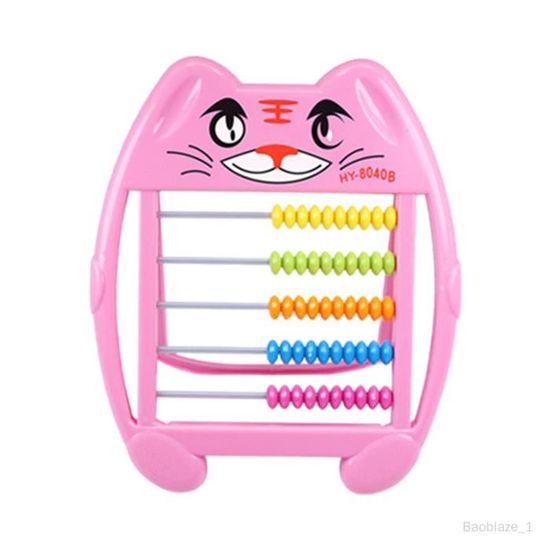 MagiDeal Boulier Éducatif En Bois Pour Enfants - Cadre De Comptage 5 Rangées, Jouet Montessori