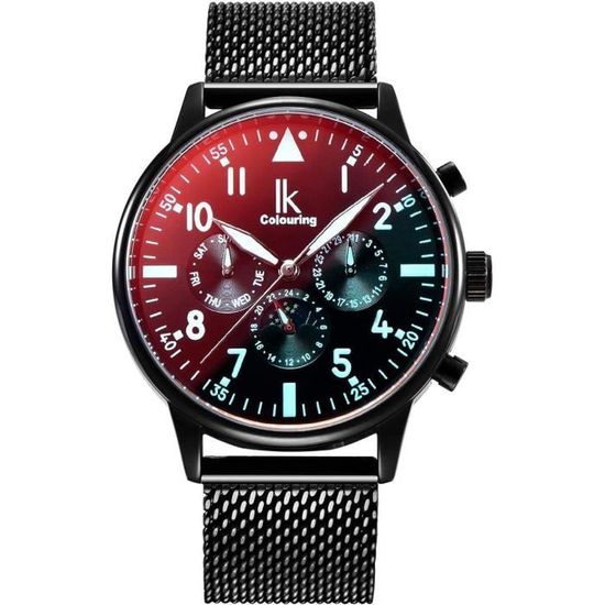 Montre Vintage Femme IK Collection - Modèle Coloré Multicouleur - Occasion