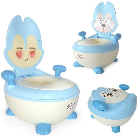 BESREY Pot d'Apprentissage Ergonomique Pot bébé Toilette enfant pour l'apprentissage de la propreté et Certification EN-71 Bleu