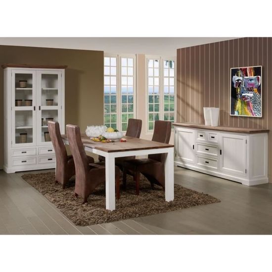 Salle à Manger Complète RIO L 180 x l 90 x H 78 cm Cdiscount Maison