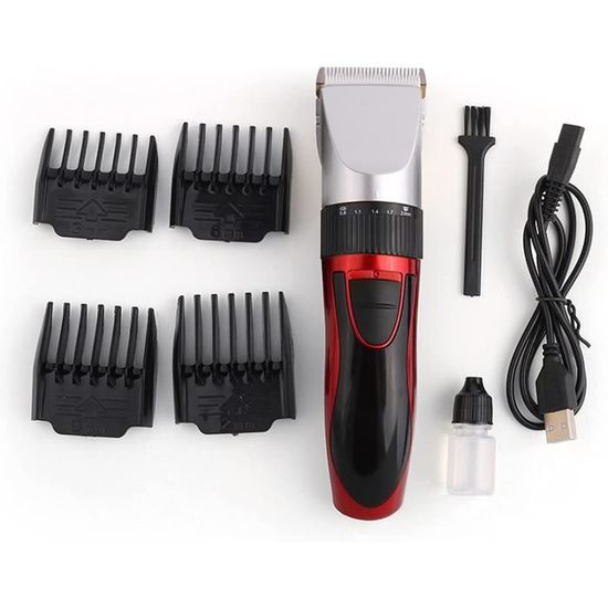 Tondeuse Rasoir électrique Rechargeable 4 En 1 - Sans Fil, Imperméable, Pour Barbe Et Cheveux
