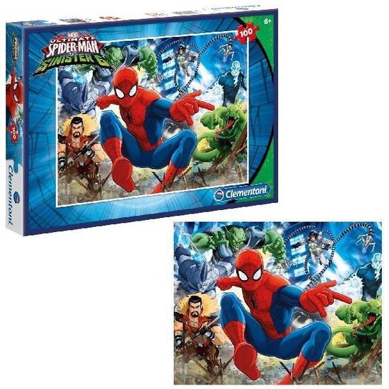 Puzzle Spiderman Puzzle Clementoni 100 pièces Cdiscount Jeux Jouets