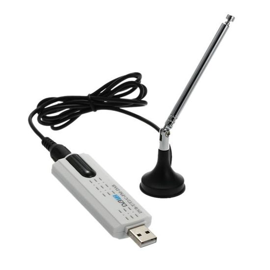DVB-T2/T DVB-C TV Tuner Stick USB 2.0 Dongle PC/Laptop pour Windows 7/8 TV  récepteur satellite - Cdiscount Informatique