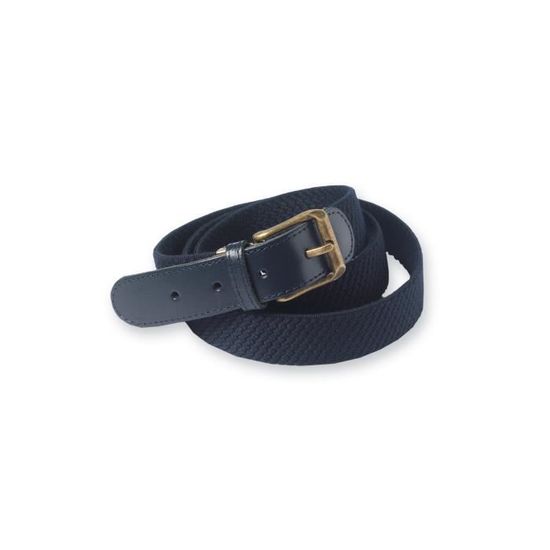 Ceinture Élastique Tressée Unisexe - Sans Trou, Réglable 85-155 Cm, Largeur 3.5 Cm, Plusieurs Couleurs - 12