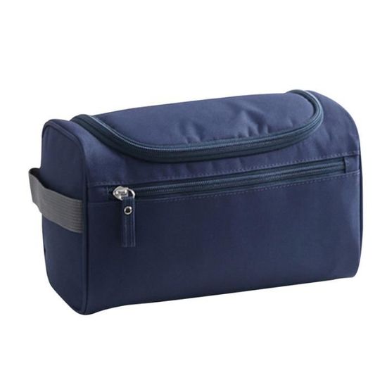 Hommes sac à main trousse de toilette cosmétique organisateur sac toile