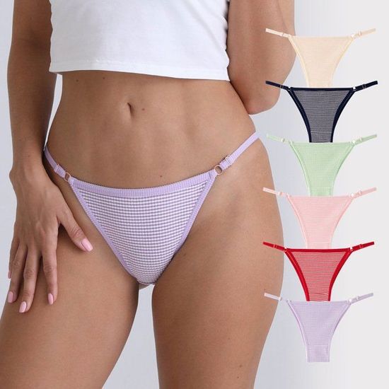 Lot de Taille Basse Bikini Culottes Femme Slips Culottes