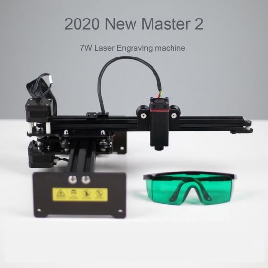 NEJE - Master 2 pour graveur au Laser de bureau, Machine de découpe, routeur CNC, application de contrôle sans fil, 20W