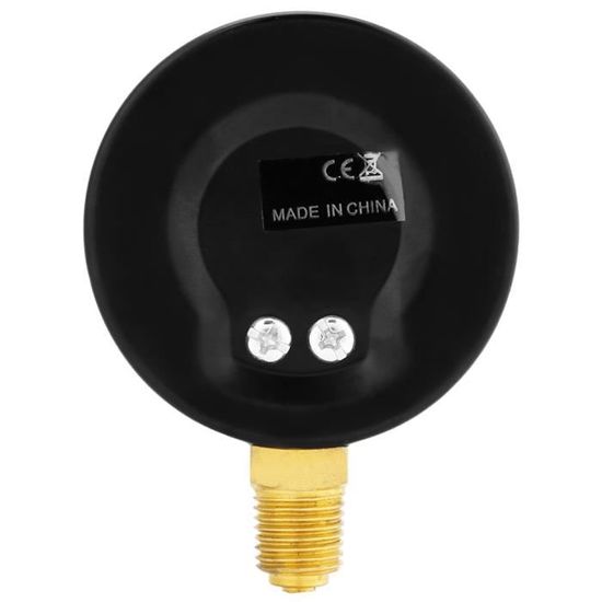 ELING Jauge Pression Huile 0-10 Bar 52mm 12V/24V 8 Couleurs Rétroéclairage - Voiture Yacht Bateau