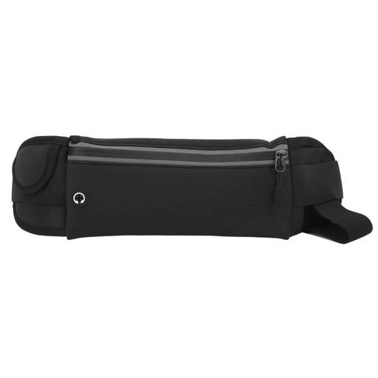 Ceinture De Course Sac De Taille Multifonctionnel Avec 2 Bouteilles D'eau - Noir - Pour Marathon, Cyclisme, Alpinisme
