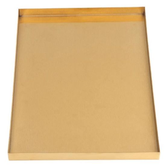 Plateau Ovale Doré Acier Inoxydable 30x12 Cm – Plateau Bijoux, Cosmétique, Décoratif, Bougies – Élégant Et Luxueux