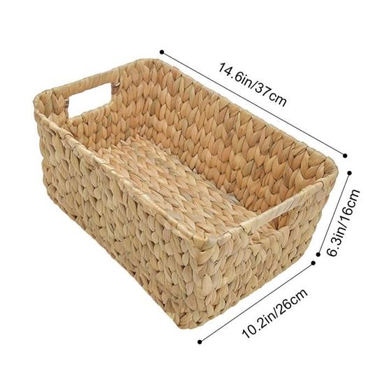 Lot De 5 Mini Paniers En Bois Pour Maison De Poupée - Décoration Artisanat, Rangement Miniature - Dimensions 3,8 X 2,6 X 1,5 Cm, Couleur Beige