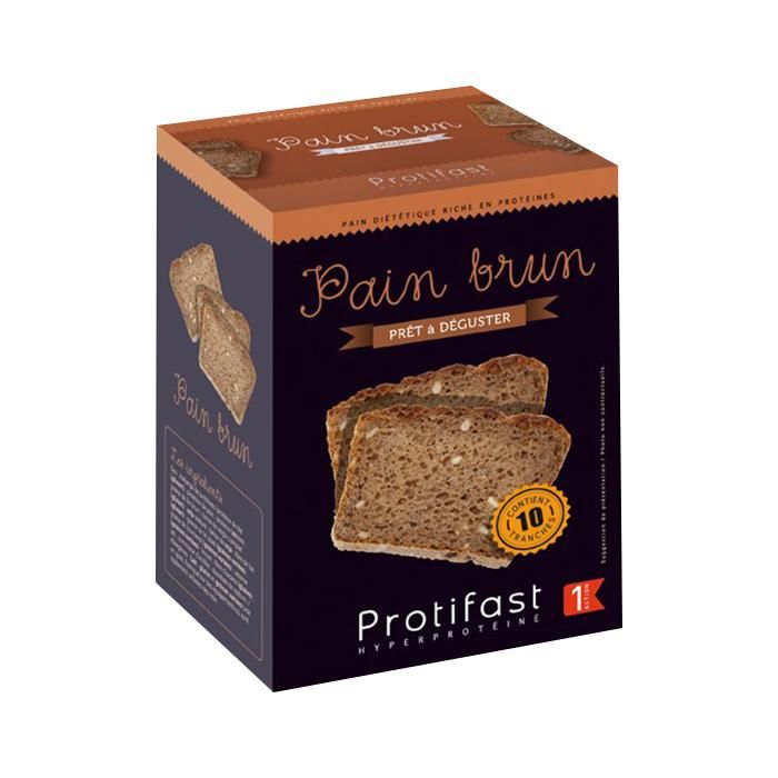 Protifast Pain Brun Tranché 10 tranches