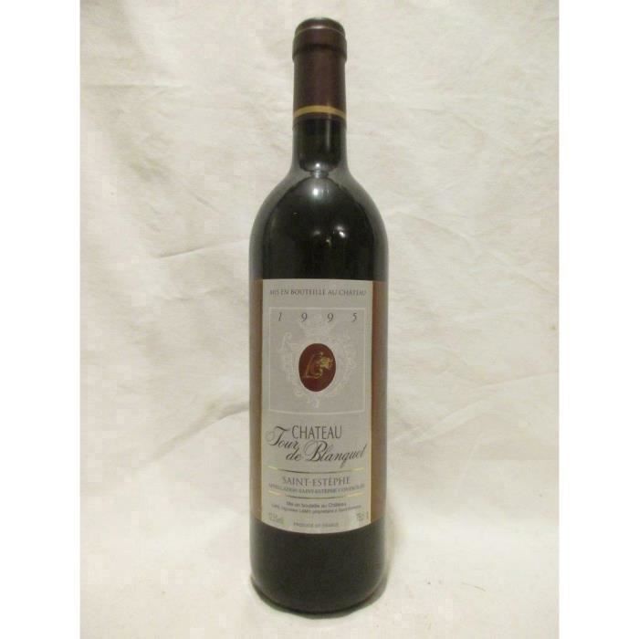 saint-estèphe château tour de blanquet rouge 1995 - bordeaux france
