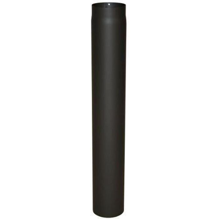 Kamino-Flam  Senotherm  Conduit de cheminée Noir paisseur 2