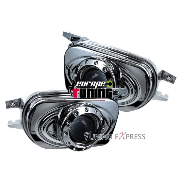 phares anti-brouillard design, set, chrome W203 00-04 SET COMPLET pour: Mercedes (C180-320)W203 00->>
