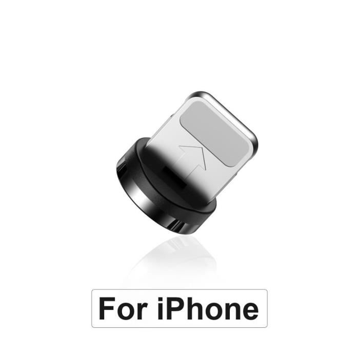 Udyr câble USB-type c magnétique, adaptateur de Charge rapide, pour iPhone 11-XR-Plus-Xiaomi Only IOS Plug 1m -CF10760