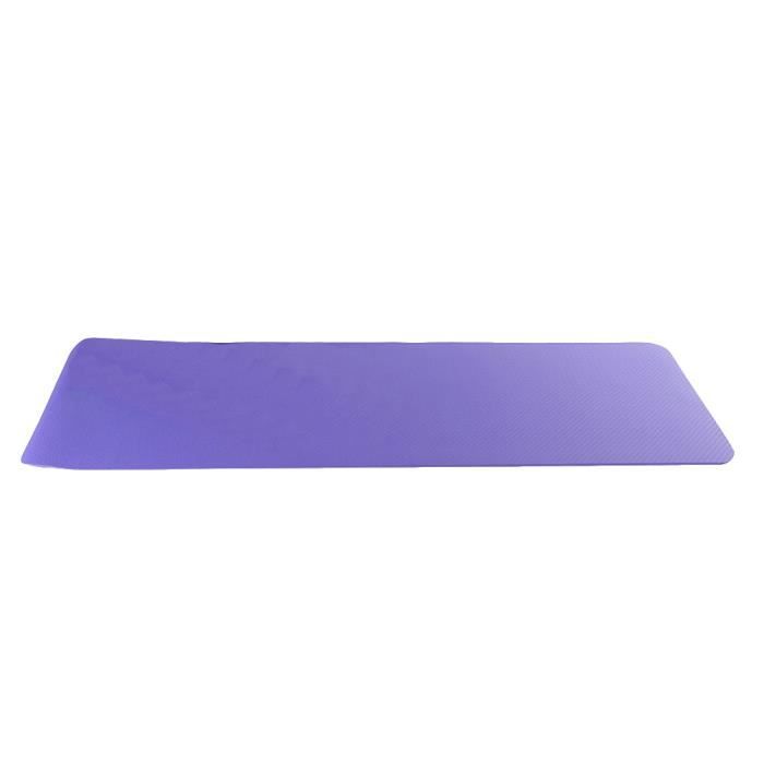 TPE Matériaux Antidérapant Tapis de Yoga , Pour Fitness, Pilates, Entraînement Taropurple 183x61x8cm