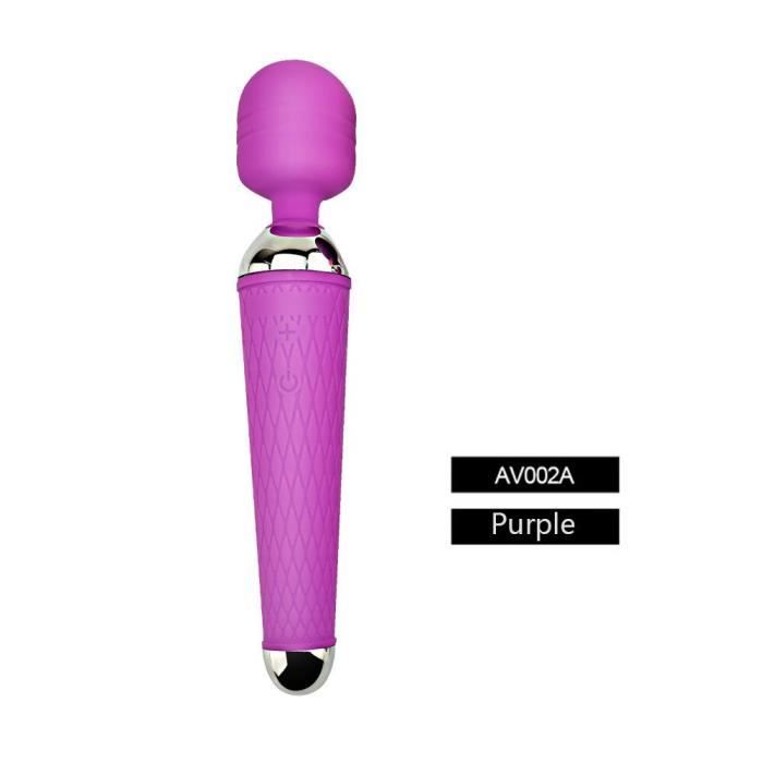 G Spot vibrateur accessoires casquettes, magique AV vibrateur baguette Extension de couvre chef, jouets sexuels pour - Type Purple