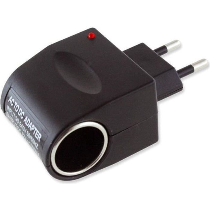 Allume Cigare Adaptateur Convertisseur Secteur Transformateur Chargeur 220V 12V