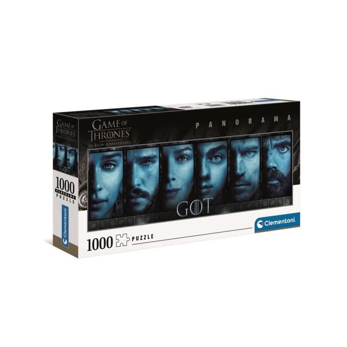 Clementoni - Puzzle Panorama 1000 pièces - Game of Thrones