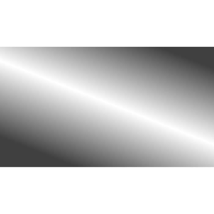 Adhésif décoratif pour meuble imprimé Métal - 200 x 45 cm - Argent