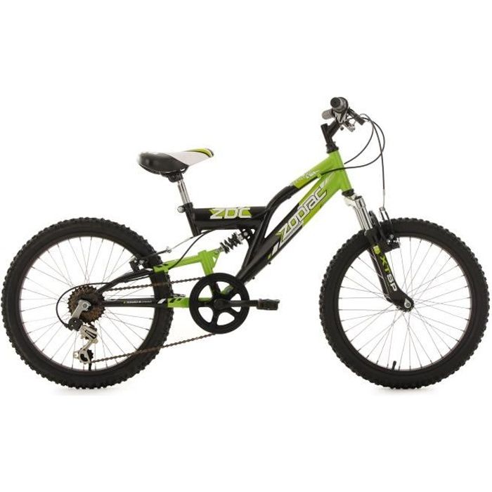 VTT enfant tout suspendu 20'' Zodiac vert-noir TC 31 cm KS Cycling