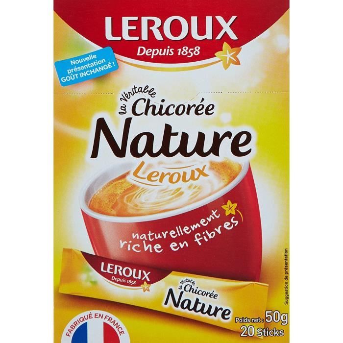 Leroux Chicorée Soluble Nature L'Étui 50 g