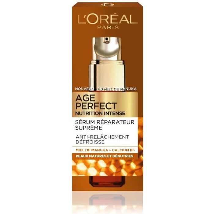 L'ORÉAL PARIS - Age Perfect Nutrition Intense Sérum Réparateur Anti-âge - 50 ml