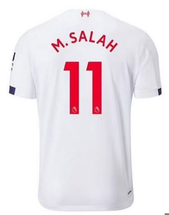Nouveau Maillot Enfant New Balance FC Liverpool Away Saison 2019-2020 Numéro 11 M. SALAH