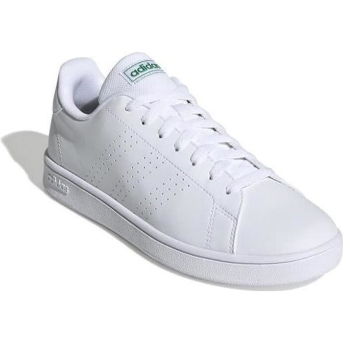 COMBINAISON Baskets Adidas Advantage Base GW2063. Pour homme, couleur blanche