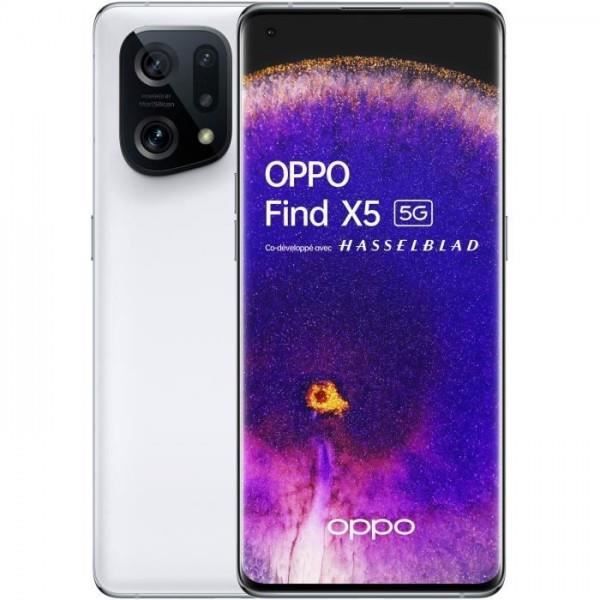 Smartphone Téléphone OPPO Find X5 5G 8 Go RAM + 256 Go Blanc 7,500000