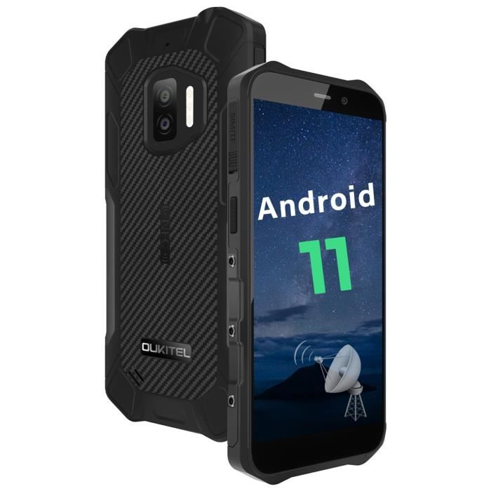 OUKITEL WP12 Téléphone Incassable Android 11 Smartphone Étanche 5.5\