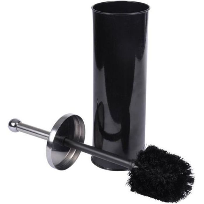 Brosse Wc En Métal -vitamine Ii- 37cm Noir - Paris Prix