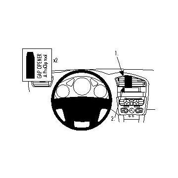 Fixation voiture Brodit Proclip Citroen C4 II