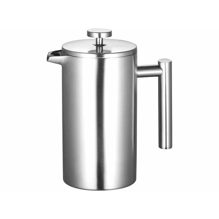 Cafetière à piston 1 L avec pichet isotherme à double paroi