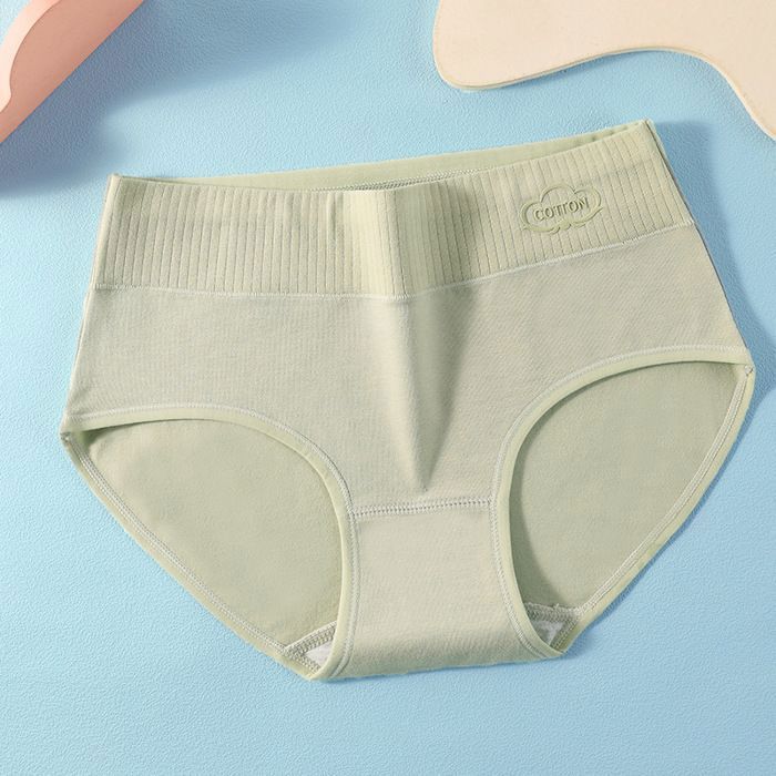 Taille Moyenne Benirap Culotte Femme Coton, Taille Haute Slip Femme Coton Bas Confortable En Panties Respirant Lot De 5 Couleur Claire XS Womens Underwear