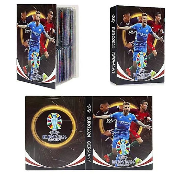 Classeur Carte Football 50 Pages - Album 400 Cartes Transparent Étanché