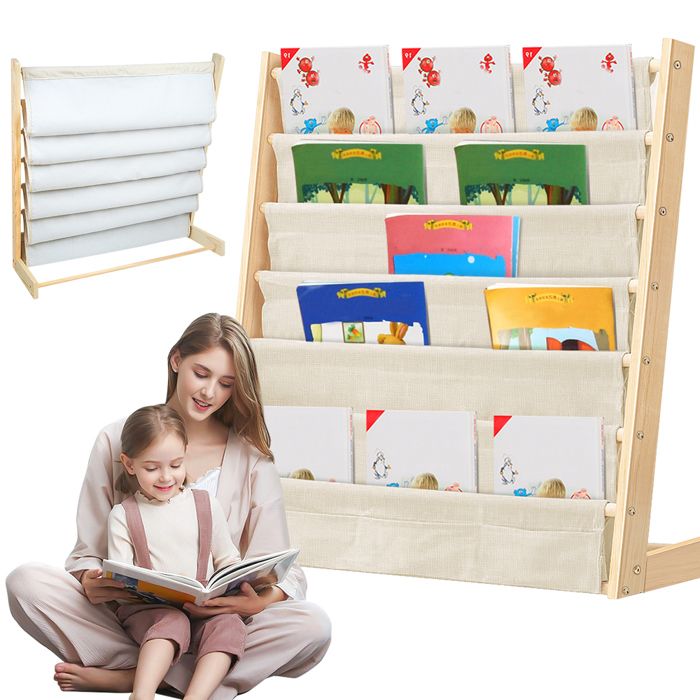 JEOBEST Bibliothèque Meuble de Rangement pour Enfant Bibliotheque Murale Etagere Livre et Meuble pour Chambre de Bebe